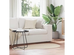 Vidaxl Tapete Huarte Bege 80 X 150 Cm Poliéster