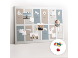 Lousa De Cortiça Calendário De Gatos Para O Quarto Das Crianças Espelharte (120x80 Cm)