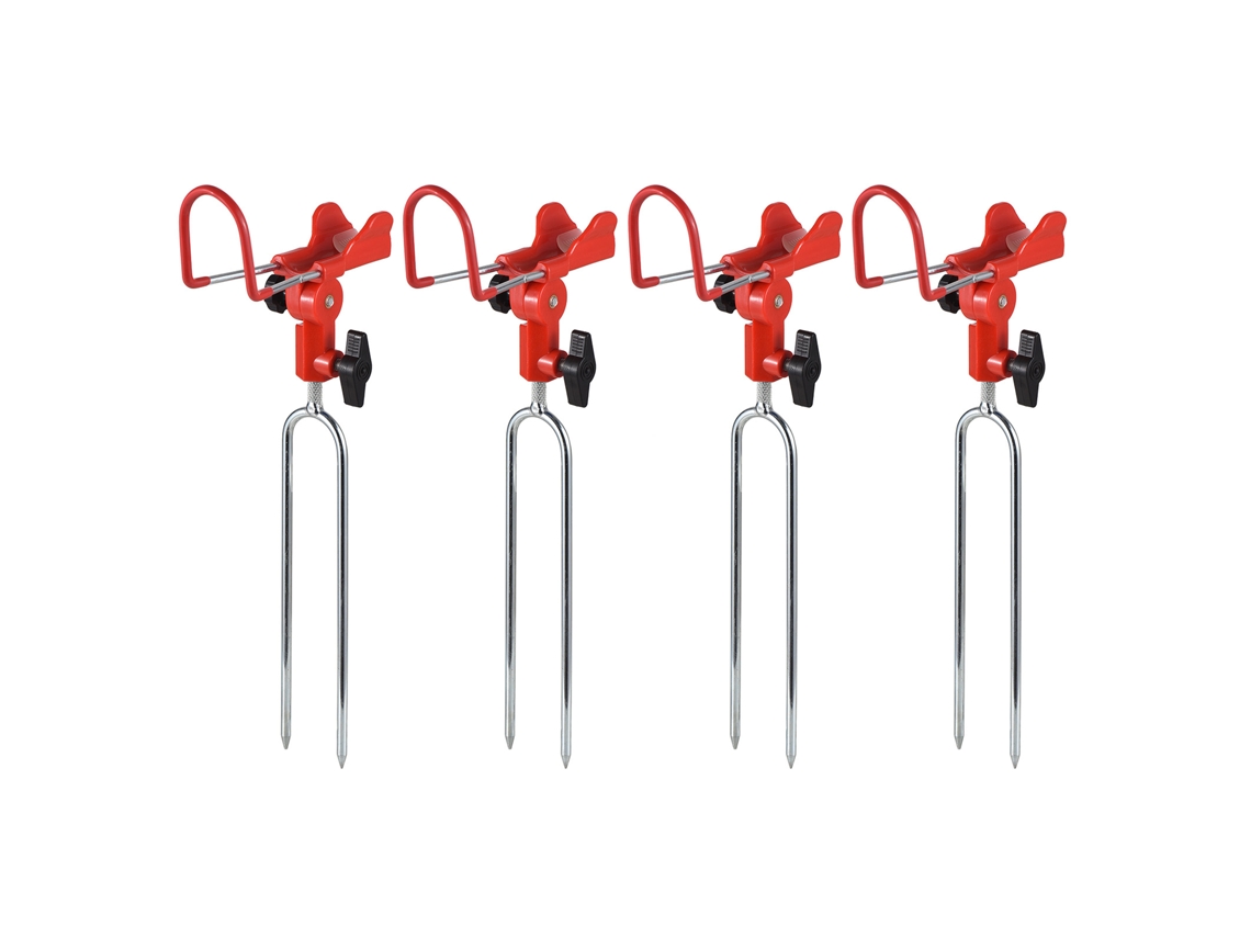 Suporte para Vara de Pesca Ajustável 360° 4 Peças