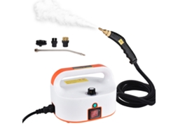 Limpador a Vapor Portátil 1500w Pressão 3.5bar Alta Temperatura com 3 Escovas para Casa e Carro
