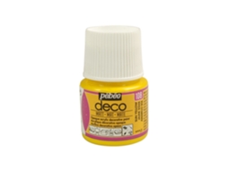 Tinta Acrílica PÉBÉO Fosca (Opaca - Amarelo Sol 45 ml)