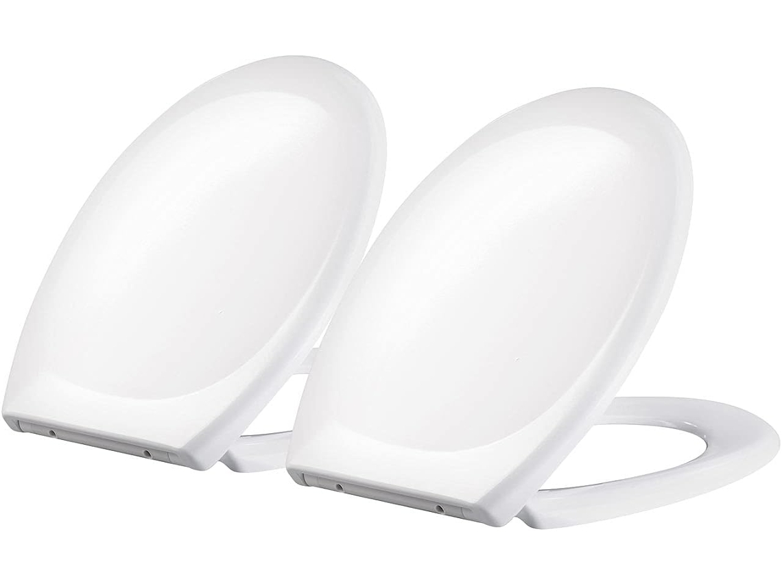 Assentos Sanitários Conjunto De 2 Assentos Sanitários Universais, Em Formato De O, Com Mecanismo De Gokoco