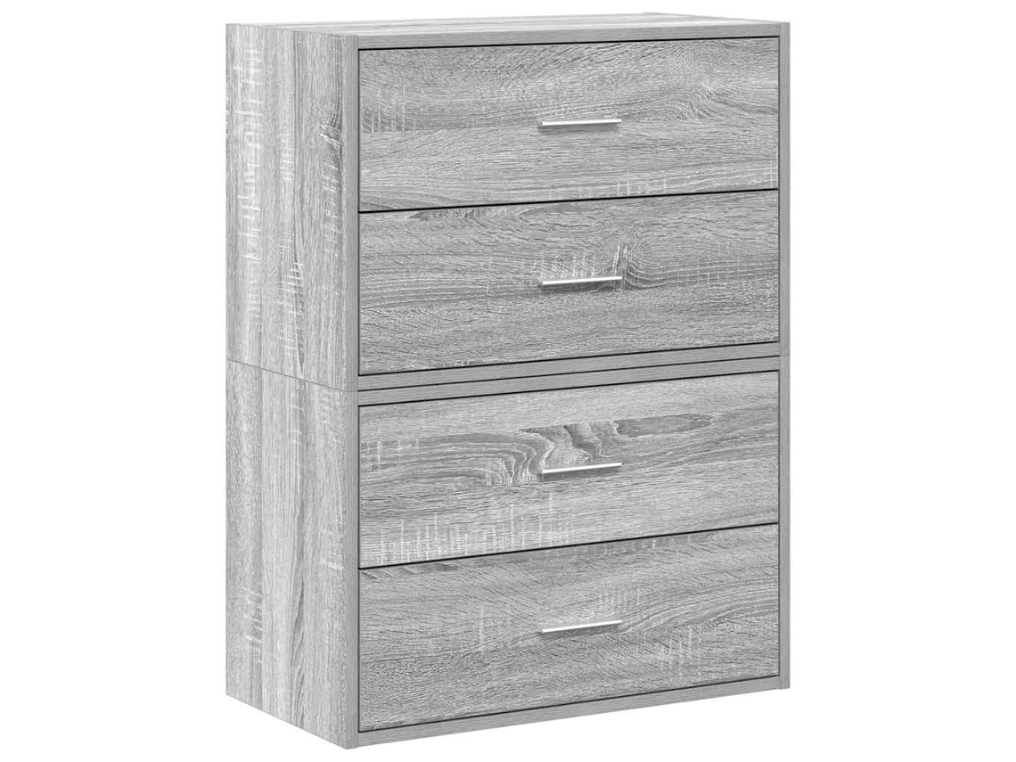 Cabinet, Cabinets Vidaxl Cinzeto Madeira Processada (n/a)