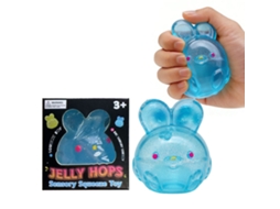 Coelho Squishy Azul da LAXISCREED para Relaxamento e Exercícios Manuais