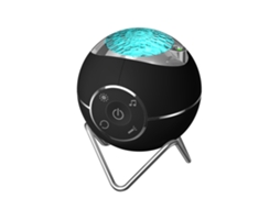 Projetor de Planetas com Controle Remoto Usb, Luz Noturna Giratória com Oceano Fantástico e Música Led, Céu Estrelado BRILVIBERA