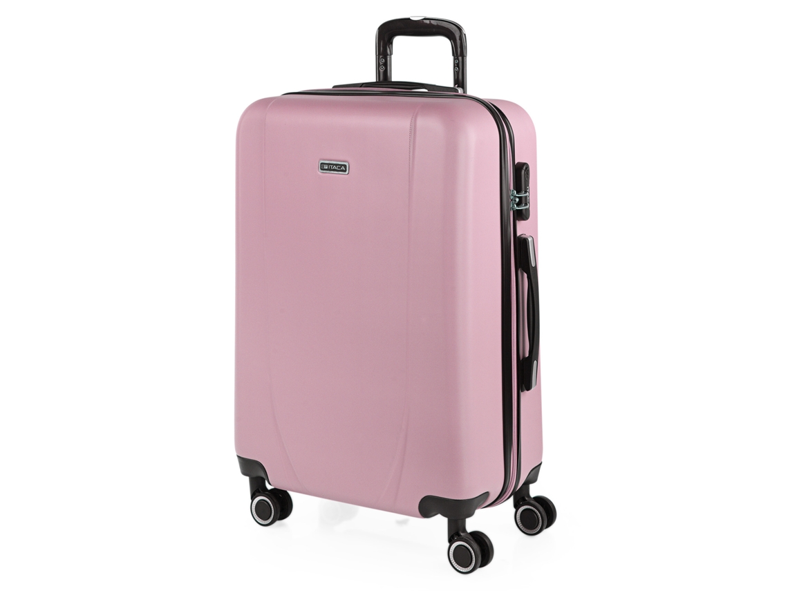 Mala Abs Média Itaca Tiber Rosa (42x65x24 Cm 68l)