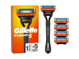 Máquina de Barbear Fusion 5 com 5 Recargas GILLETTE