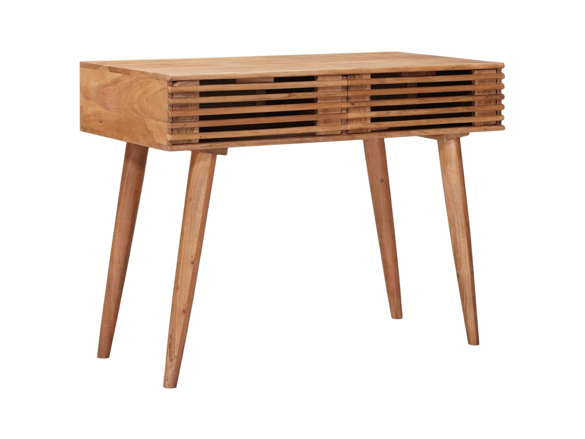 Vidaxl Mesa Feita À Mão Marrom Teak 100 X 48 X 76 Cm