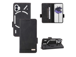 Capa De Couro Flip Com Fecho Magnético Para Celular For Nothing Phone 1