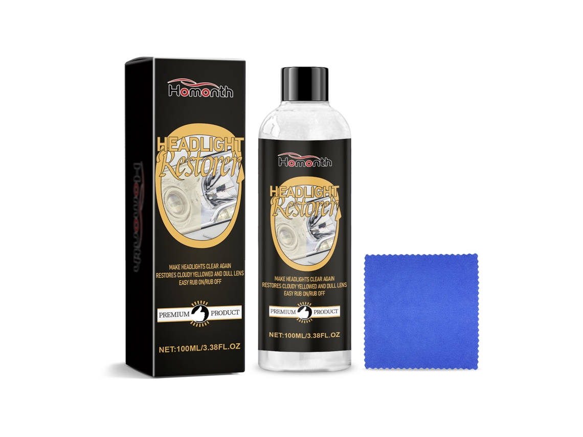 Kit de Polimento e Restauração de Faróis LAXISCREED para Carros, Fácil de Usar e Eficaz