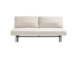 Sofá Cama Beliani Roykka De Tela Blanco 201x94x84