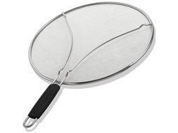 Protetor contra respingos de gordura Rebe para frigideira de 29 cm (11,5 polegadas), aço inoxidável 304, antiaderente, fácil de limpar.