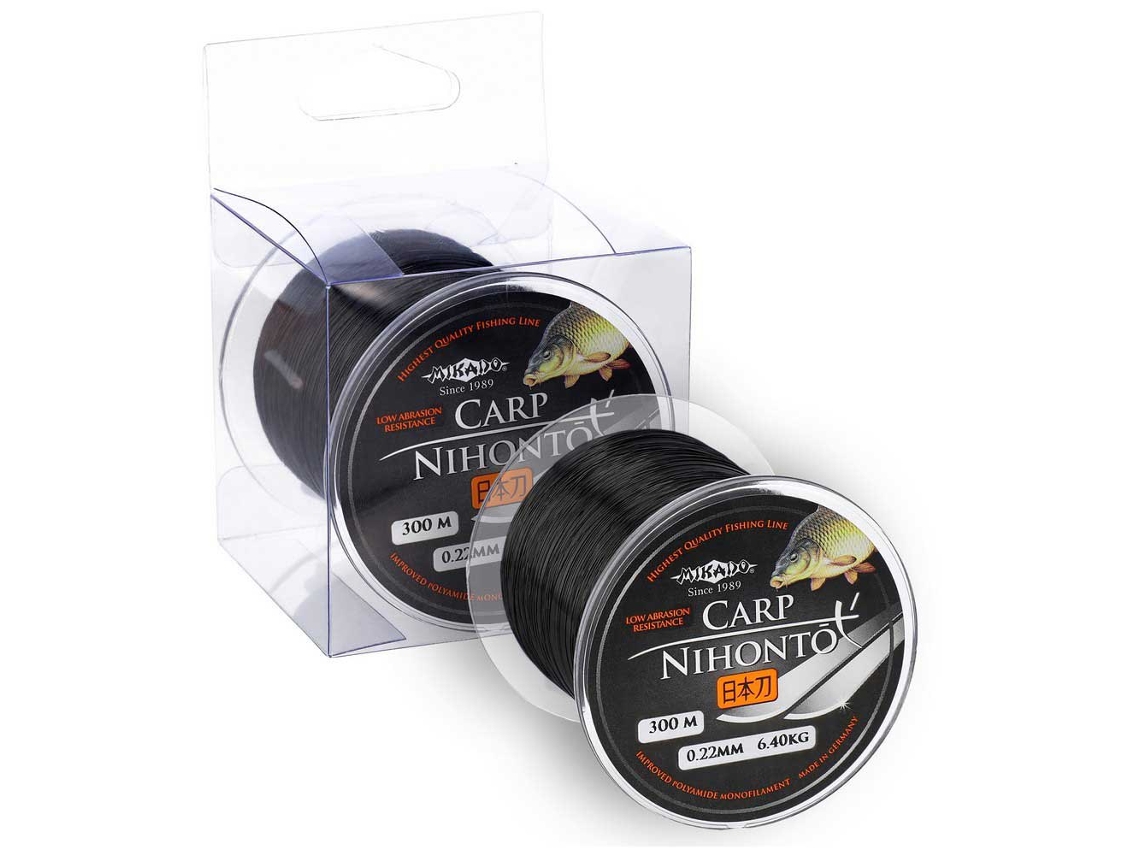 Linha Carpfishing Nihonto Carp 300 M Preto 0.220 Mmmikado