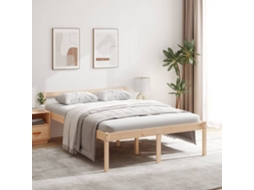 Vidaxl Cama Para Idosos 120x200 Cm Pinho Maciço