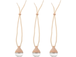 Conjunto De 3 Difusores De Vidro Em Formato De Gota Para Pendurar.