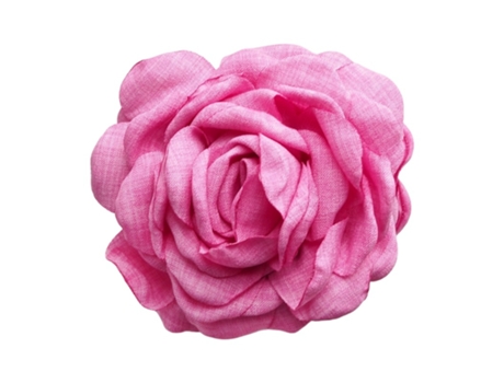 Fuchsia Rose Hair Clip Elegant Floral Embellishment Ecarla