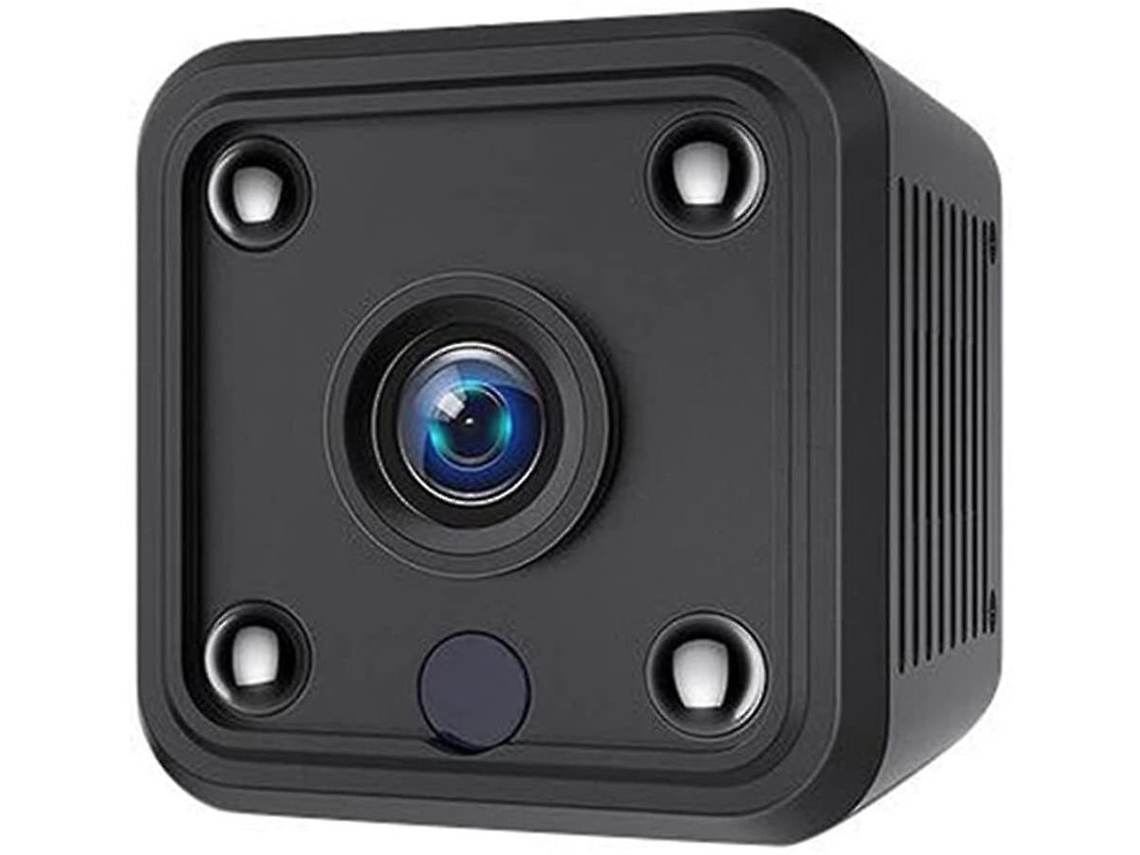 Minicâmera de vigilância HD 1080p com visão noturna infravermelha, Wi-Fi magnético e detecção de movimento. Ideal para uso doméstico e comercial. Bestvite (preta).