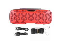 Altifalante Bluetooth Com Reprodução De Música E Rádio Portátil