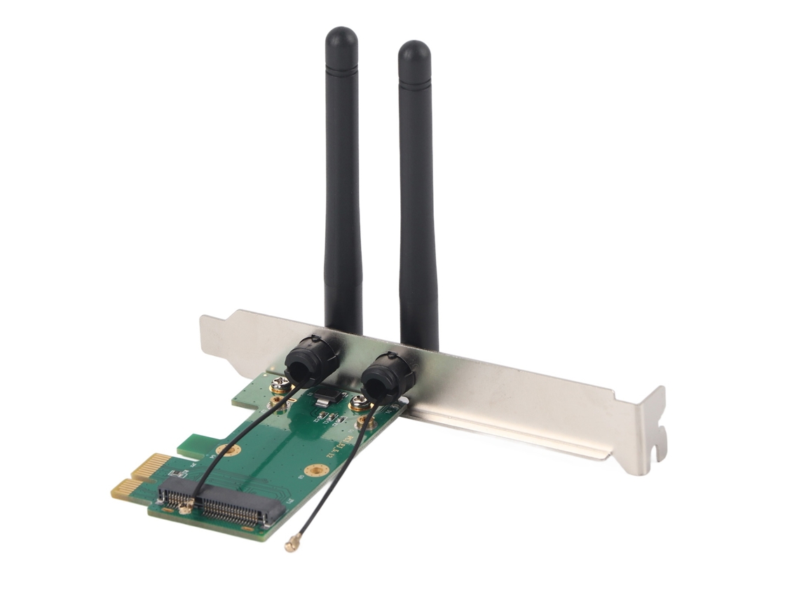 Lurelia Placa Wi-fi Mini Pcie 2,4 Ghz Antena