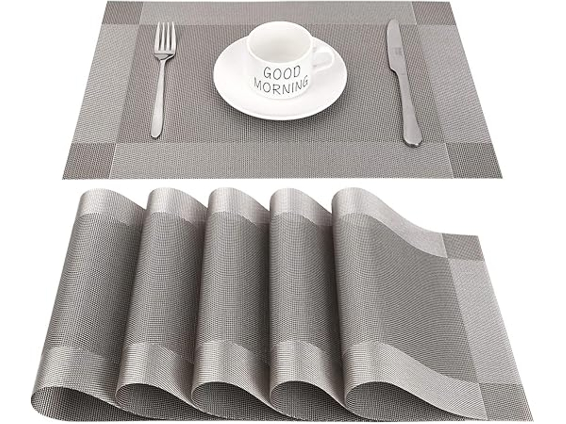 Conjunto de 6 Peças de Mesa em Pvc resistente ao Calor STELASPLEN