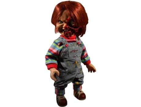 Chucky Childs Play 3 Chucky Pizza Face Figura Falante 38 Cm Mezco Toyz