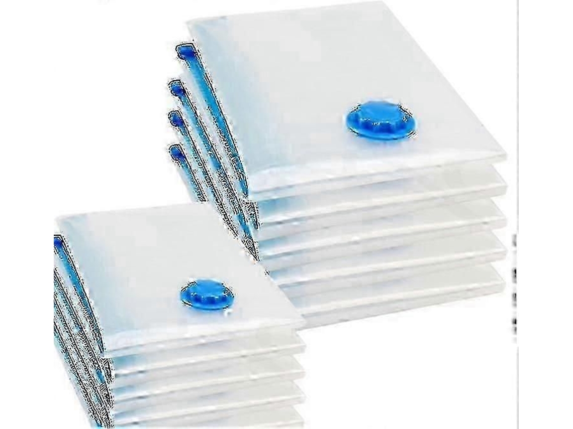 6 Pcs Xxl Sacos De Armazenamento A Vácuo Para Roupas, Edredons, Conjunto Economizador Espaço