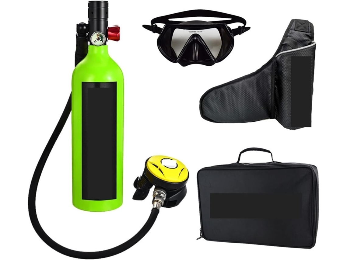 Mini Cilindro de Mergulho SFUSHOS com Respirador, Estilo Lazer ao Ar Livre