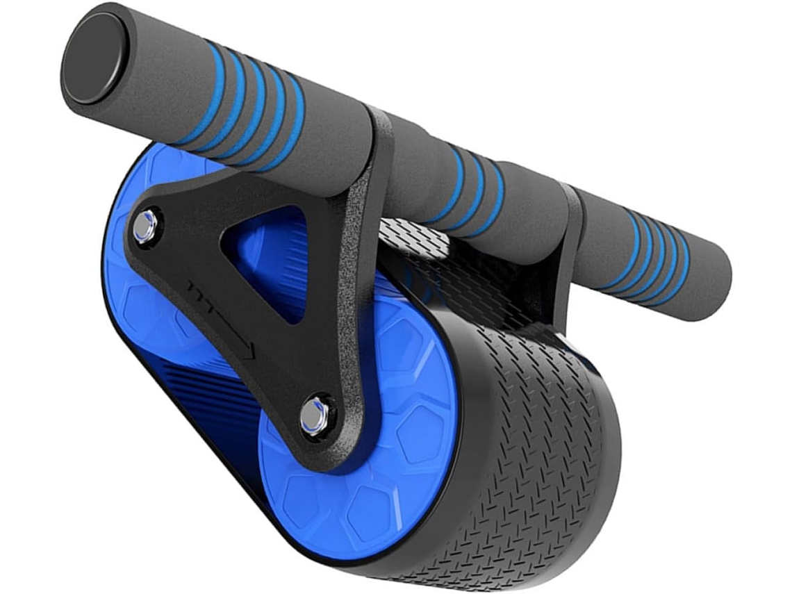 Roda Abdominal Automática e Fortalecedor de Core Azul SFUSHOS