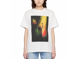 Bob Marley One Love Movie Poster T-shirt White Classic Unisex Adults Size:xxl