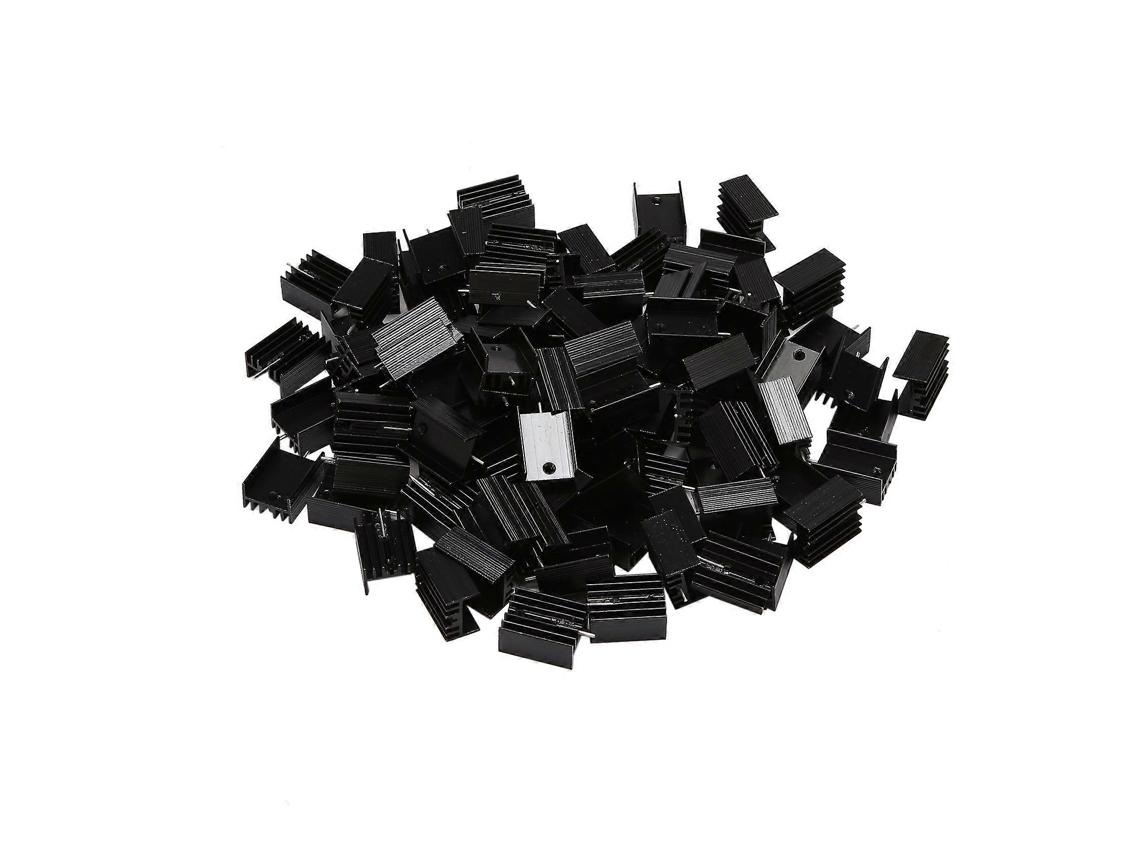 100 Peças 20x15x10mm Alumínio To 220 Flange De Resfriamento To 220 Dissipador De Calor Istor Radiador To220 Cooler Cooli Aquaforge