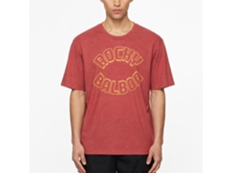 Rockinstone Rocky Movie R Balboa Heather Red Adult T-shirt Size:xxl