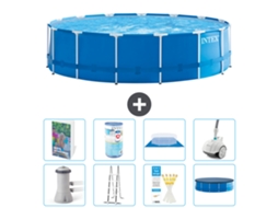 Intex Piscina Com Estrutura Redonda - 457x122 Cm - 9-peças S549