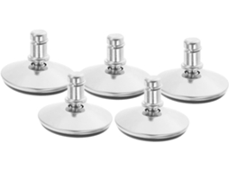 Pés Niveladores Ajustáveis Para Móveis, Resistentes, Em Plástico E Metal, Conjunto De 5 Peças Para Pés Cadeiras