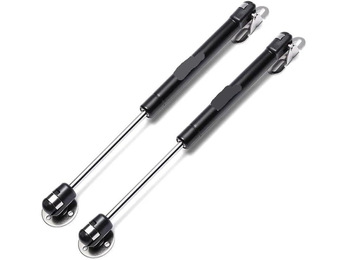 Dobradiças A Gás Para Portas De Armários, Suporte Hidráulico De 6a 15kg Para Tampas Armários Cozinha Móveis Cinza, 8 Peças