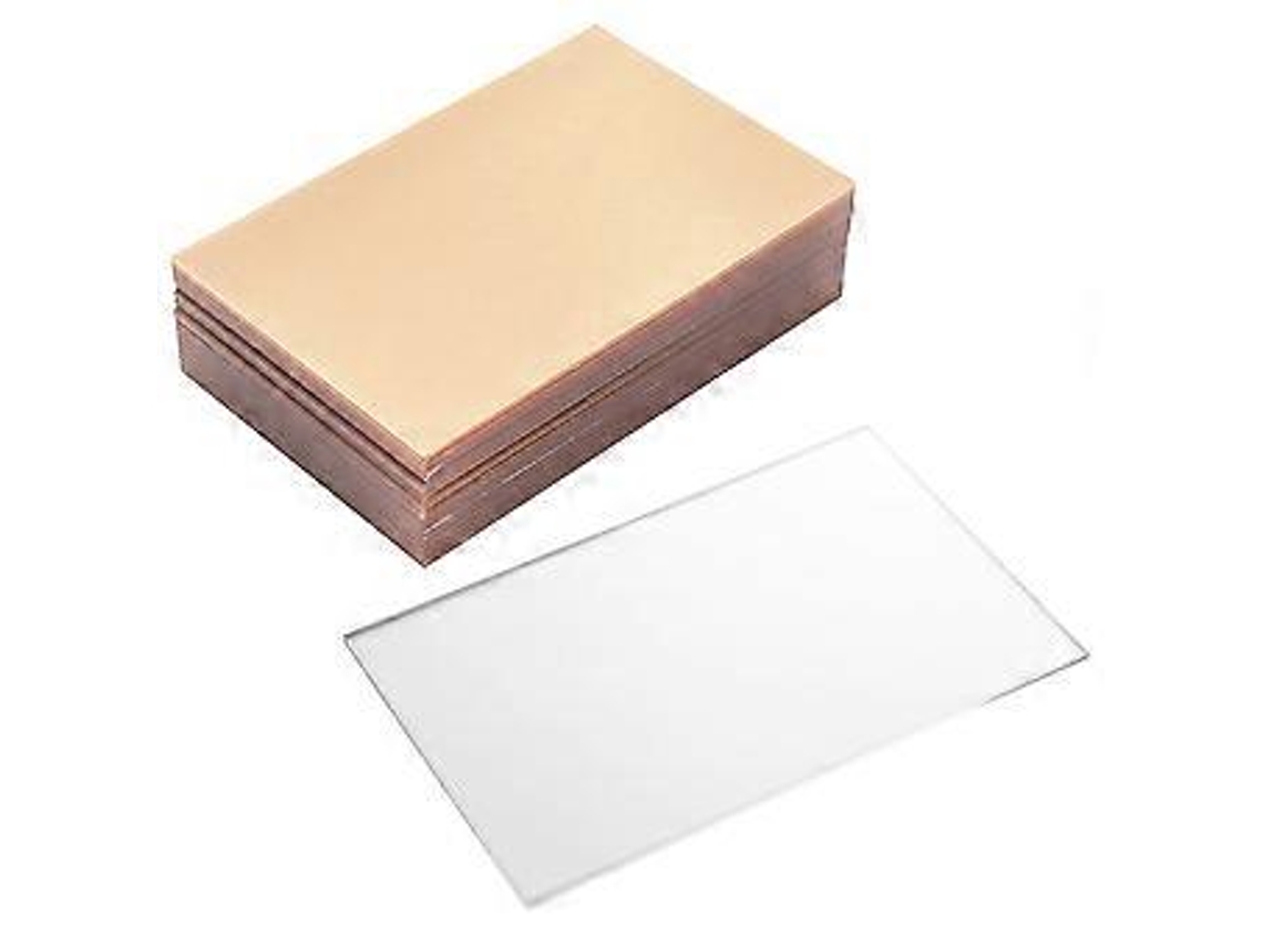 20 Folhas De Acrílico Transparentes, Painéis Plásticos Multifuncionais Para Projetos De Artesanato, Corte De Molduras Slowmoose