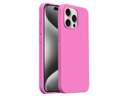 Capa De Silicone Líquido Ultra Fina Para Iphone 15 Pro Max - Cobertura Total - Magsafe