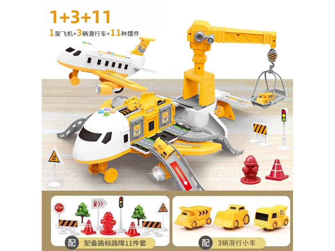 (estilo 6) Avião De Brinquedo Grande Com Música E Luzes, Modelo De Avião De Passageiros Em Alumínio.