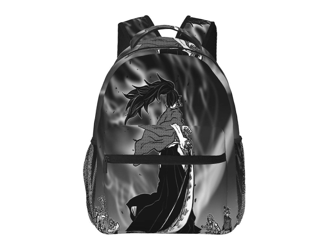 Mochila De Estudante Demon Slayer, Leve E Durável, À Prova Dágua E Com Alça De Ombro Ajustável. Olysi Shop