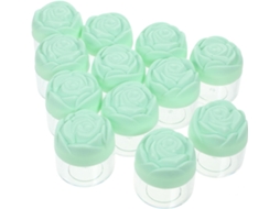 Conjunto De 12 Potes Vazios Para Creme Com Tampas, Dispensadores De Loção, Recipientes Para Cosméticos