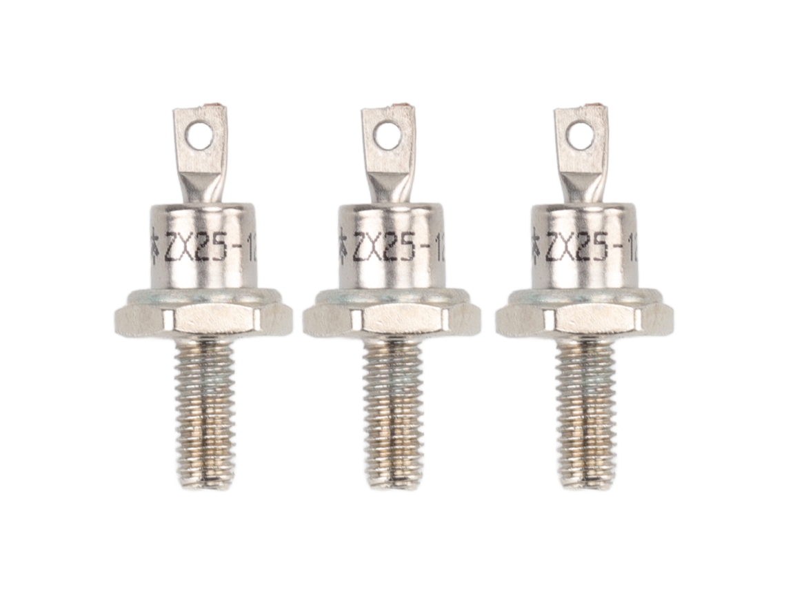 3pcs Diodo Retificador Espiral 25a Ferro | S/MARCA