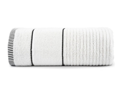 Toalha 70x140 Teo Branca 470 G 100 Algodão Com Veludo