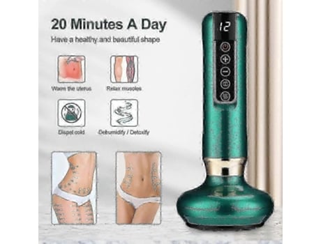 Masajeador De Ventosas Eléctricas Ventosa De Vacío Guasha Anticelulítico Belleza Salud Raspado Calor Infrarrojo Terapia De Masaje Adelgazante