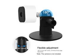 2 Pack Soporte De Pared Ajustable Para Cámara Blink Mini/xt/xt2, Bracket Interior/exterior Para Seguridad Hogar, Negro