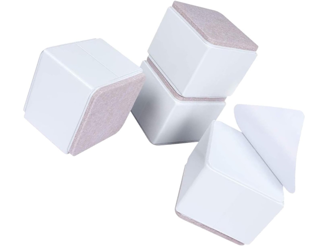 Balacoo Conjunto De 4 Pés Elevados Em Aço Carbono Para Móveis Mesa