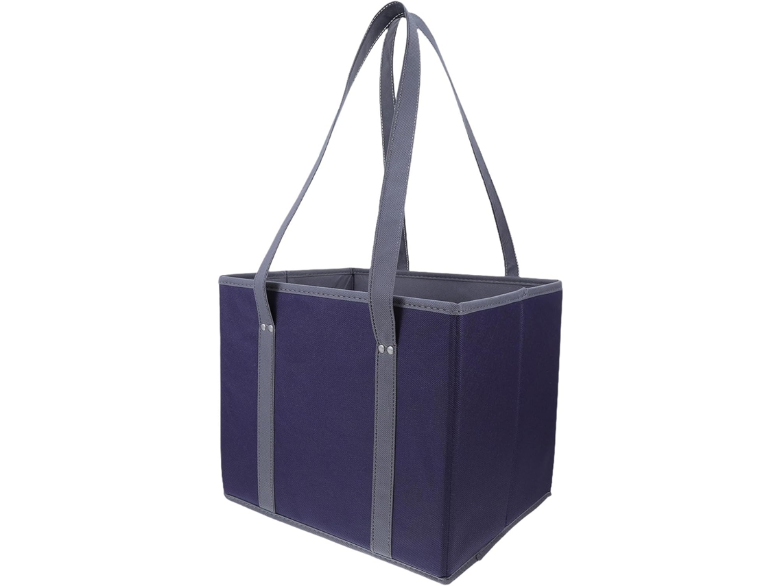 Sacola De Supermercado Reutilizável - Sacola Utilitária Vertical Feminina - Sacola De Tecido Reutilizável Com Alças