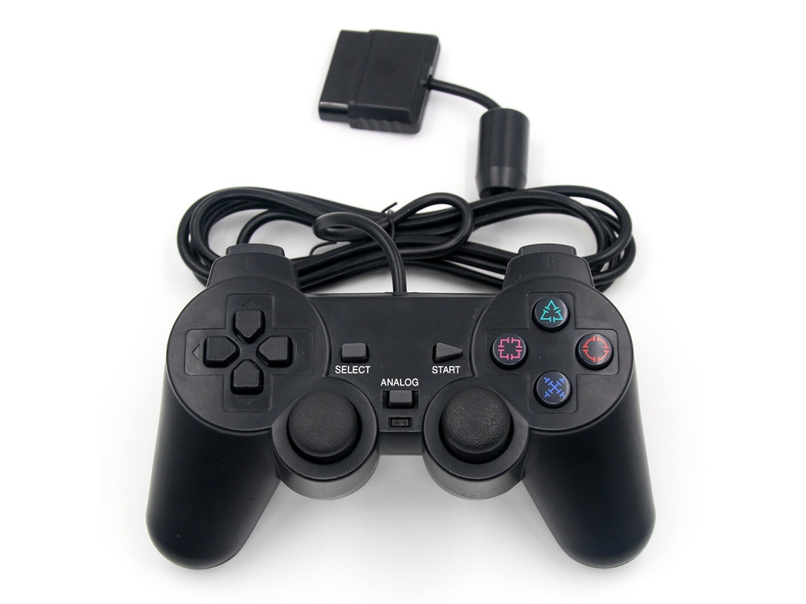 Controle Ps2 - Preto - Nenhum*