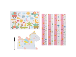 1 Conjunto de Gráfico de Altura para Crianças ALLINLESS