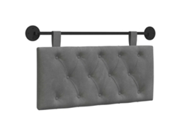 Conjunto 1 Cabeceira Moderna Vidaxl Cinzento Veludo (100 X 55 X 7 Cm)