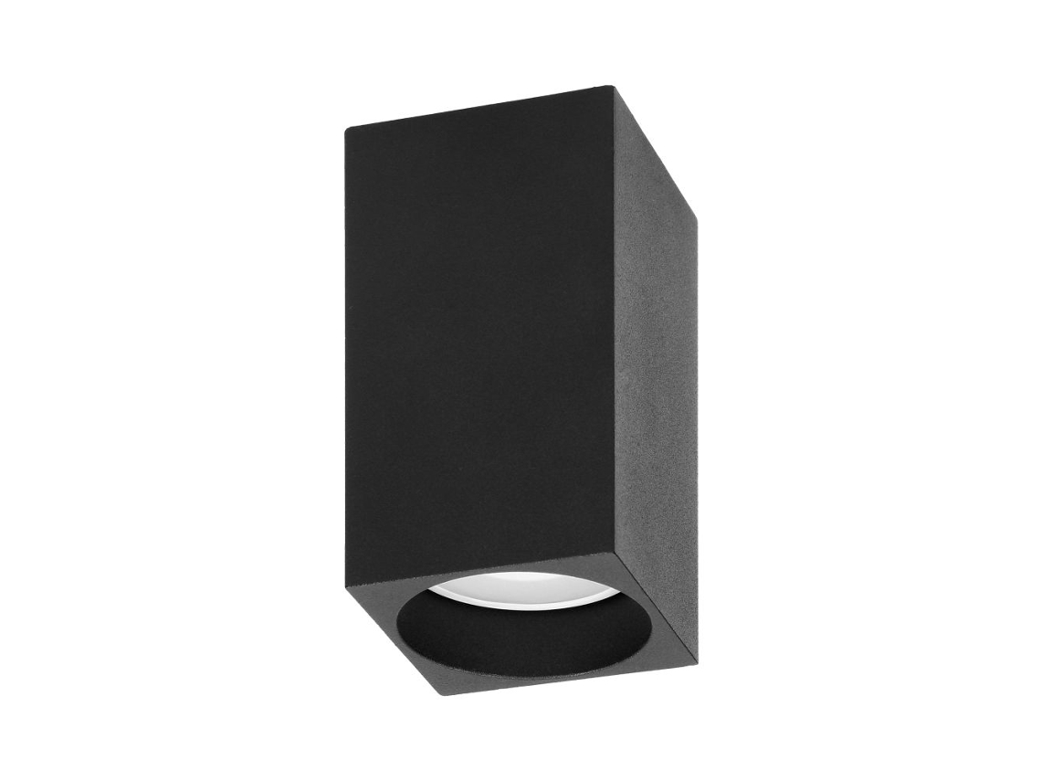 Candeeiro Teto/parede Quadrado 50w 56mm Preto Adviti