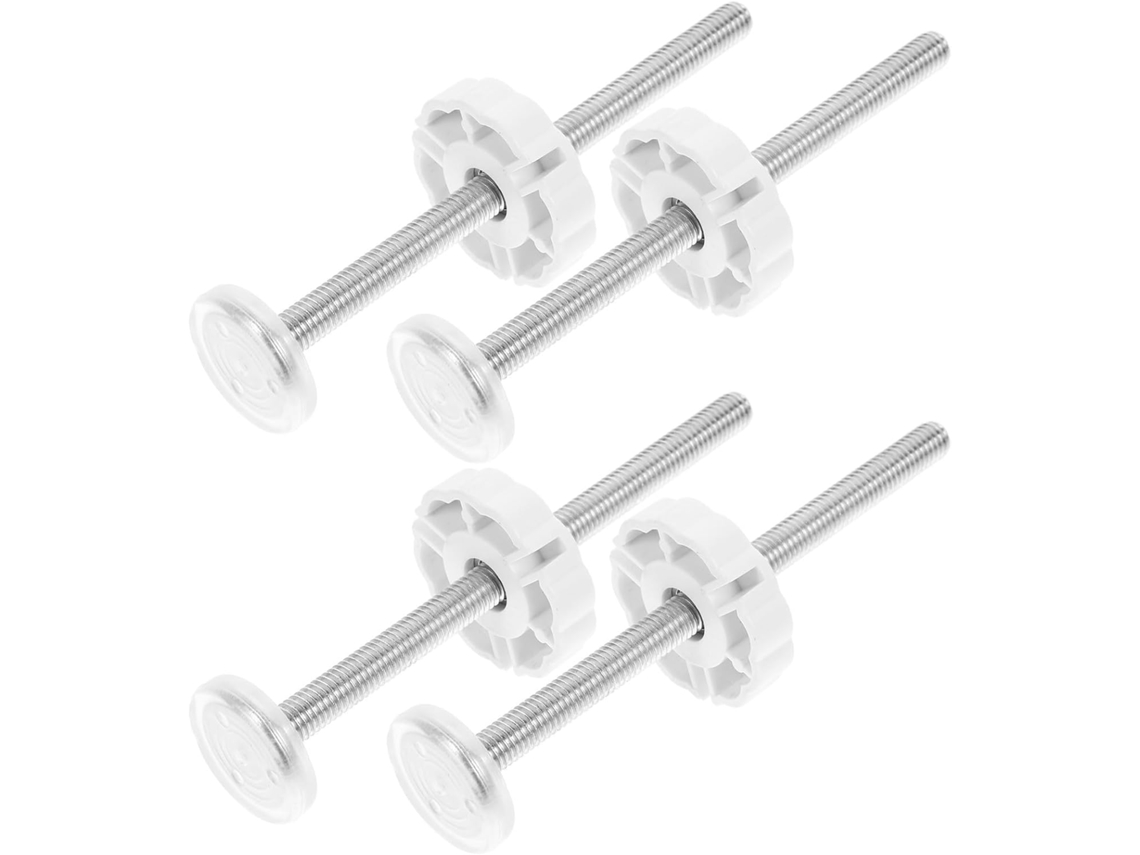 Parafusos De Metal Abs Para Substituição Hastes Roscadas Portão, 4 Peças, Para Portas E Portões De Estimação